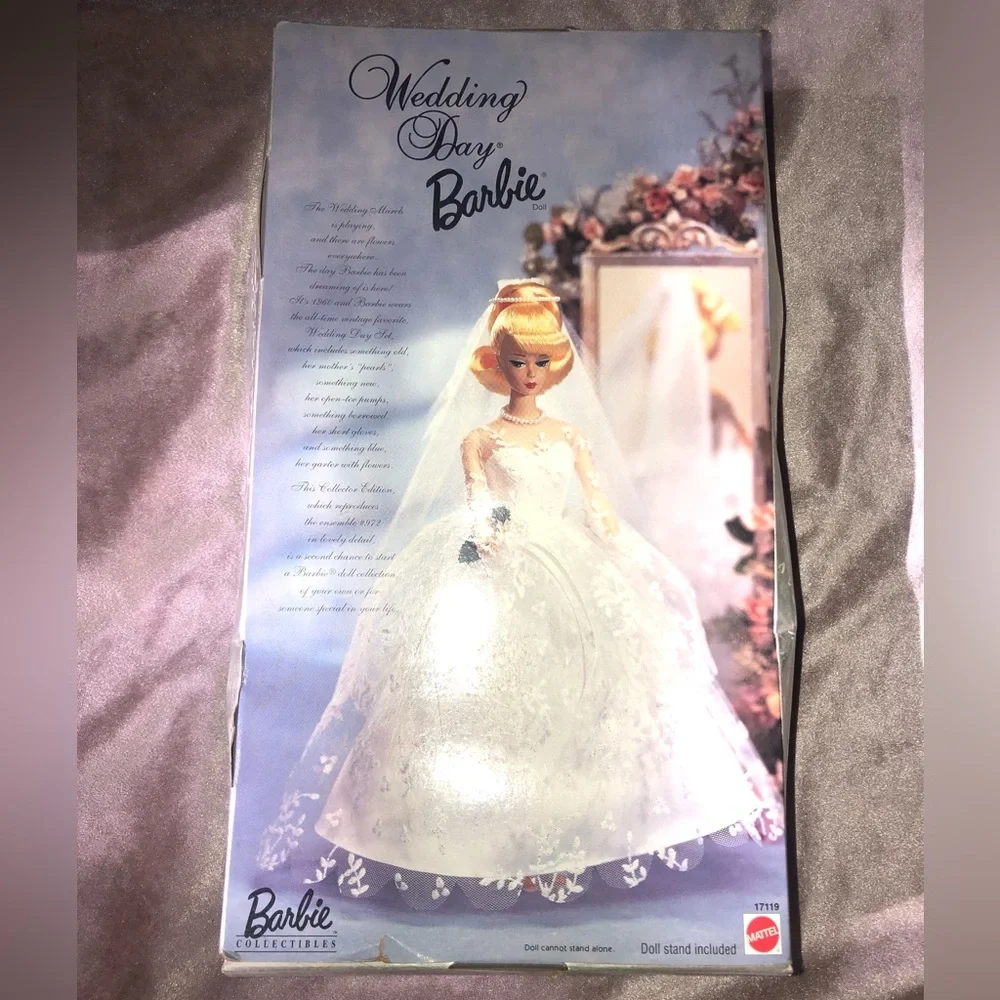 💕NEW Wedding Day Barbie Collector Edtn 1960 Mattel Doll (Nvr Removed From Box)